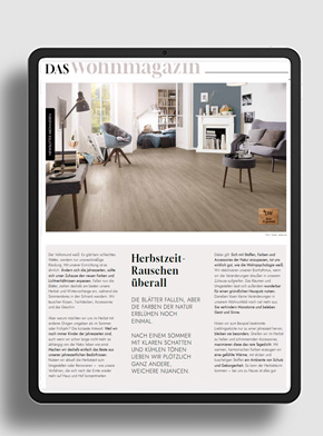 Das Wohnmagazin. Tabletbild.